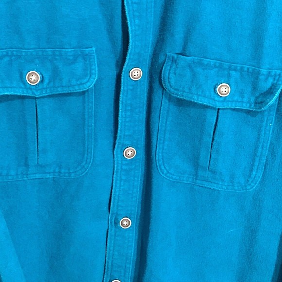 Cabela's | Shirts | Vintage Cabelas Mens M Tall Chamois Heavy Cotton ...